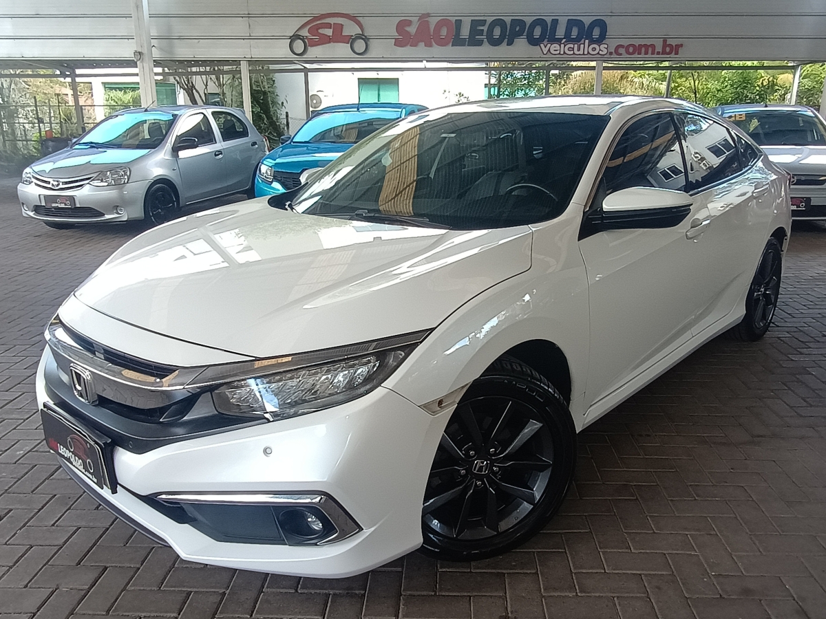 HONDA - CIVIC - 2020/2021 - Branca - R$ 135.900,00